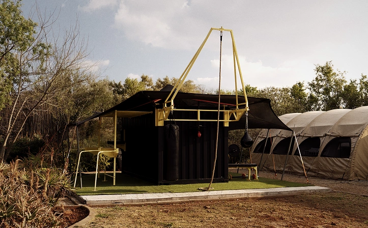 Containerised & hybrid structure front view